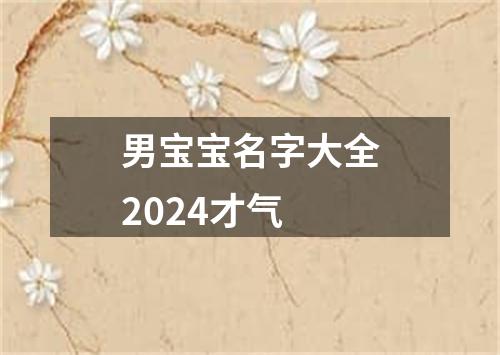 男宝宝名字大全2024才气