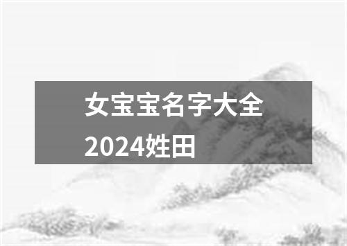 女宝宝名字大全2024姓田