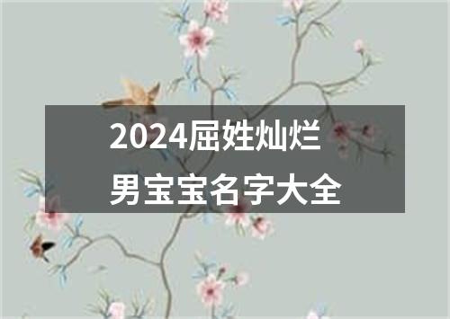 2024屈姓灿烂男宝宝名字大全