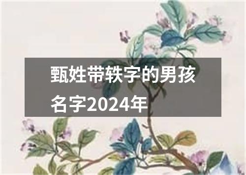 甄姓带轶字的男孩名字2024年