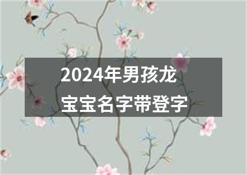 2024年男孩龙宝宝名字带登字