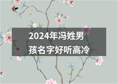 2024年冯姓男孩名字好听高冷