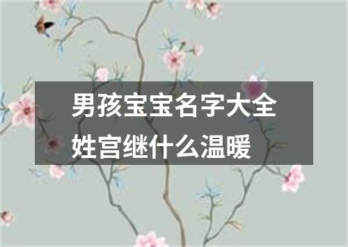 男孩宝宝名字大全姓宫继什么温暖