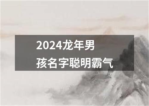 2024龙年男孩名字聪明霸气