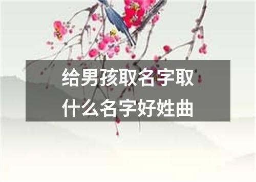 给男孩取名字取什么名字好姓曲