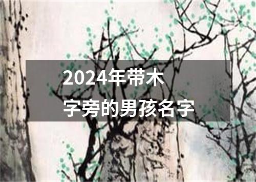 2024年带木字旁的男孩名字