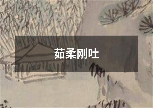 茹柔刚吐