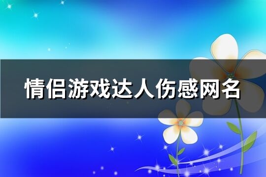 情侣游戏达人伤感网名(167个)