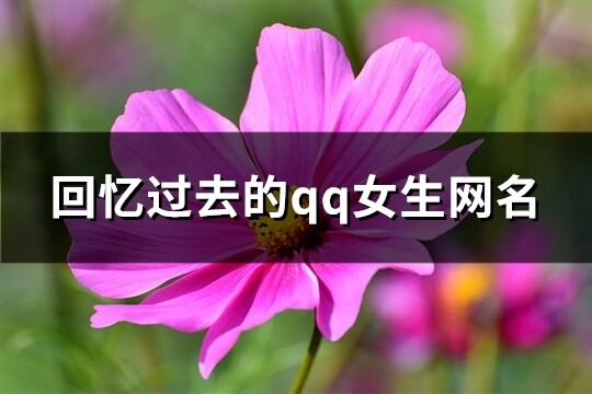 回忆过去的qq女生网名(共76个)