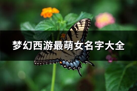 梦幻西游最萌女名字大全(共590个)