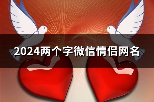 2024两个字微信情侣网名(精选497个)