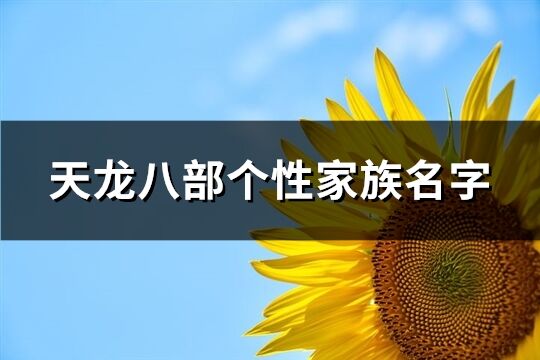 天龙八部个性家族名字(共220个)