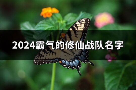 2024霸气的修仙战队名字(共356个)