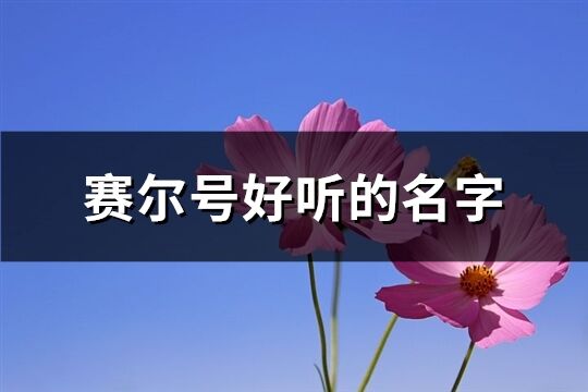 赛尔号好听的名字(共190个)