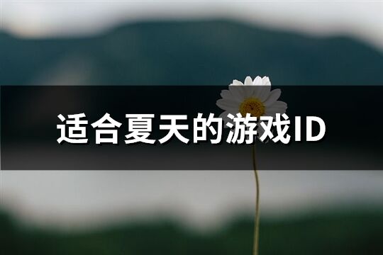 适合夏天的游戏ID(共152个)