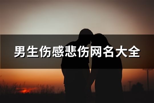 男生伤感悲伤网名大全(368个)