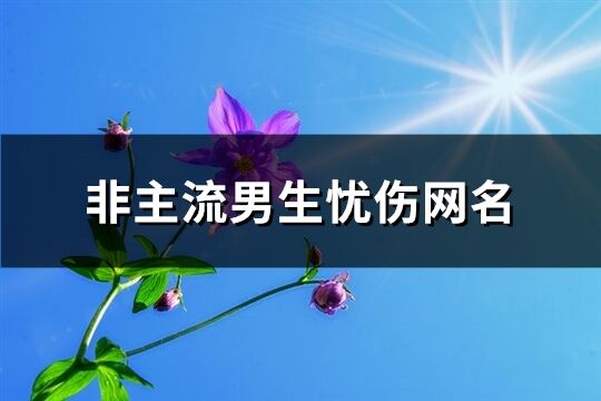 非主流男生忧伤网名(共57个)