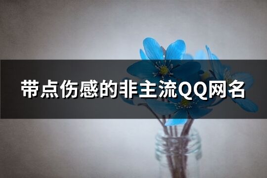 带点伤感的非主流QQ网名(共125个)