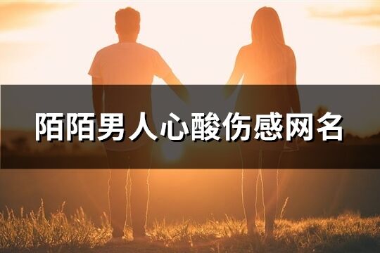 陌陌男人心酸伤感网名(共240个)