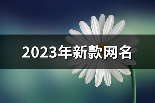 2023年新款网名(共1885个)