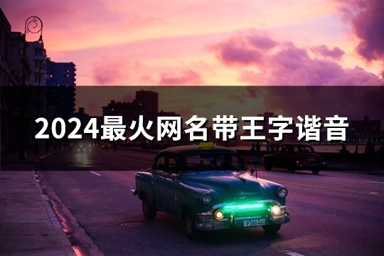 2024最火网名带王字谐音(185个)