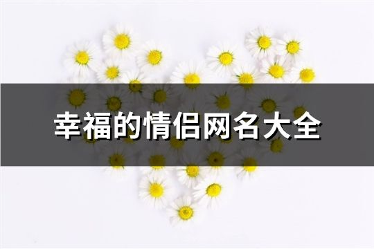 幸福的情侣网名大全(78对)