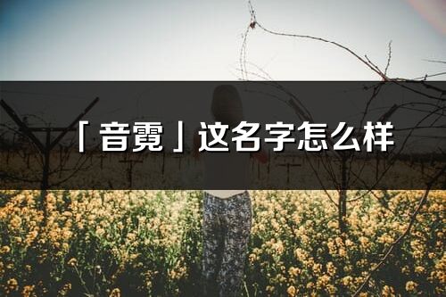 「音霓」这名字怎么样