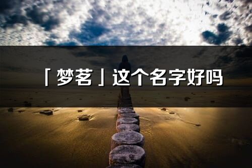 「梦茗」这个名字好吗