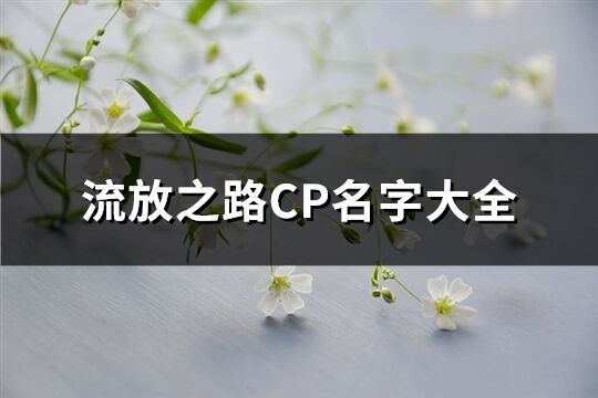 流放之路CP名字大全(精选142个)