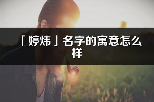 「婷炜」名字的寓意怎么样