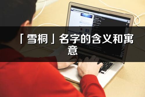 「雪桐」名字的含义和寓意