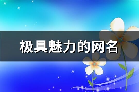 极具魅力的网名(共83个)