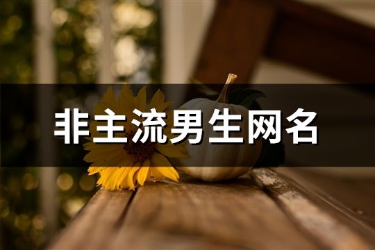 非主流男生网名(169个)