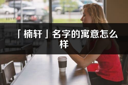 「楠轩」名字的寓意怎么样