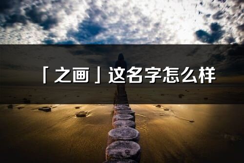 「之画」这名字怎么样